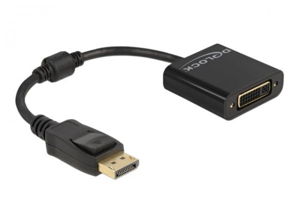 Delock Adapter DisplayPort 1.2 Stecker zu DVI Buchse - Adattatore - Digitale/display/video