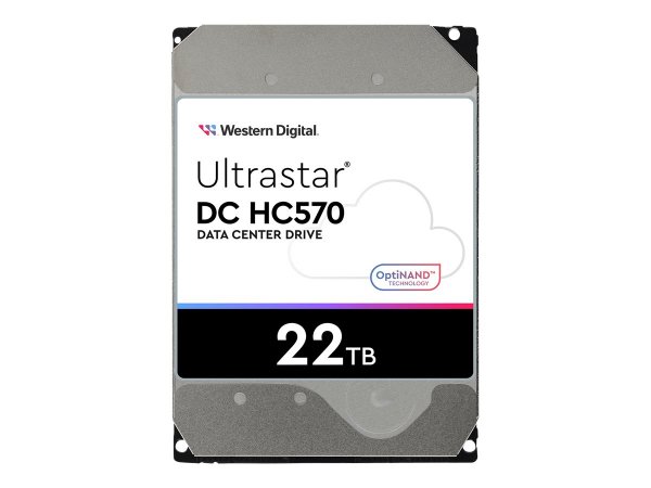 WD Ultrastar DC HC570 SAS/s WUH722222AL5204 - Disco rigido - Serial Attached SCSI (SAS)