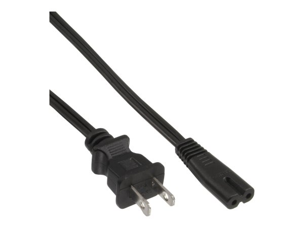 InLine Cavo alimentazione Spina Europlug CEE 7/16 a Presa USA IEC-320-C7 - 1,8m