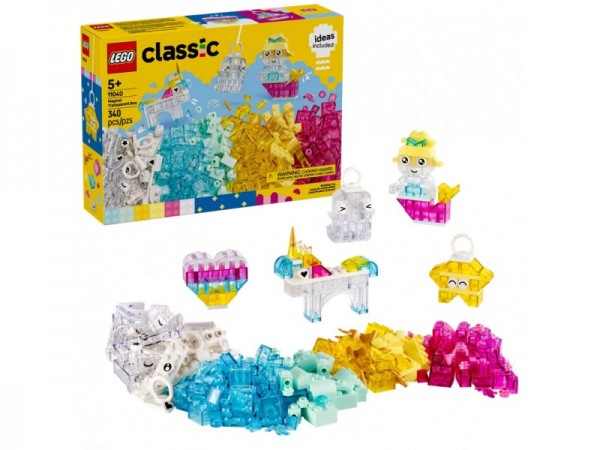 LEGO 11040 Classic Zauberbox mit durchsichtigen Steinen