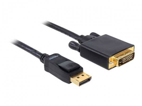 Delock Displayport > DVI 24+1 St/St 2m - 2 m - Displayport - DVI-D - Maschio/Maschio