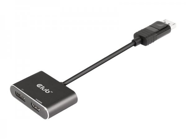 Club 3D CSV-7220 - 1 m - DisplayPort - HDMI + DisplayPort - Maschio - Femmina - Dritto