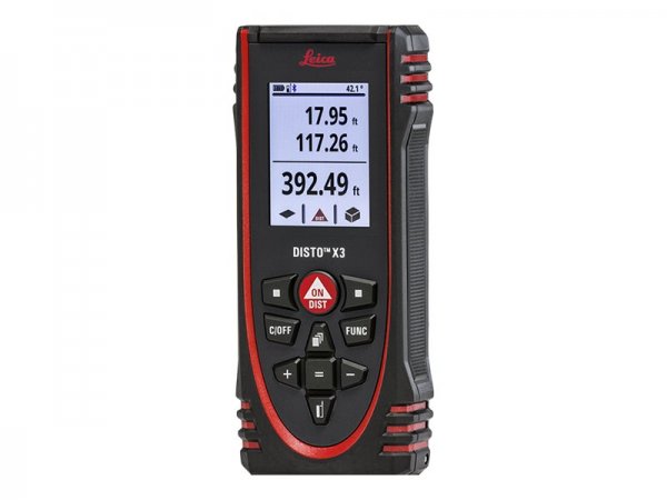 Leica Camera Leica DISTO X3 - Distanziometro laser - ft - ingresso - m - Nero - Digitale - IP65 - An