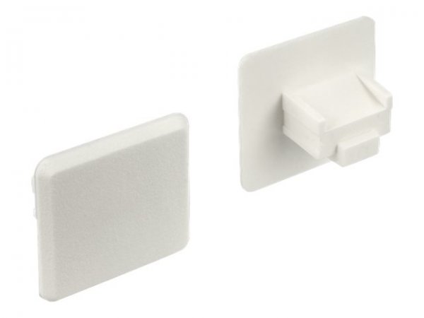 Delock 64019 - RJ-45 - Bianco - Acrilonitrile butadiene stirene (ABS) - 21 mm - 21 mm - 11,5 mm