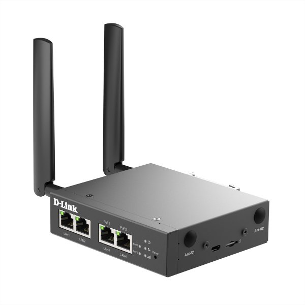 D-Link DWM-314-TP/E 4G LTE M2M VPN PoE+ Router - Router - 0,15 Gbps