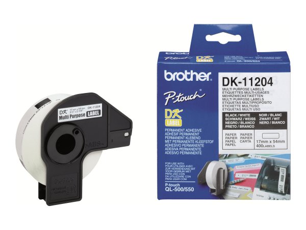 Brother DK-11204 - Black on white