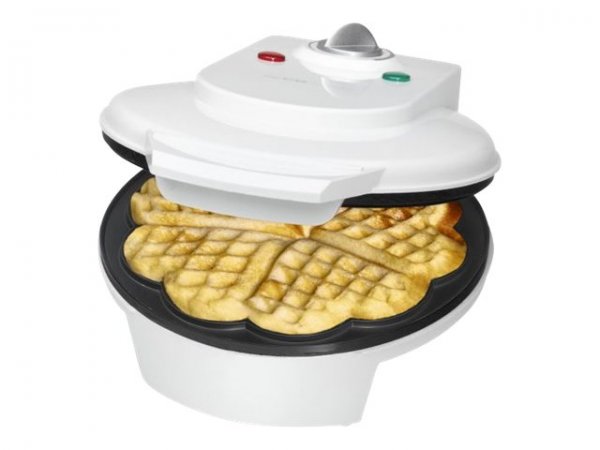 Clatronic 261 679 Waffeleisen 5 Waffel n Weiß