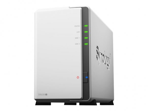 Synology DiskStation DS220j - NAS - Mini Tower - Realtek - RTD1296 - 0,512 GB - DDR4