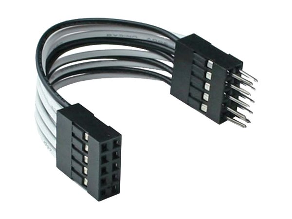 InLine Cavo USB 2.0 interno 2x5pin maschio / 2x5pin femmina - prolunga - 0,05m