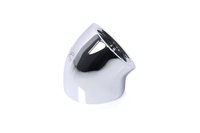 Alphacool 17593 - Connettore per tubo - Ottone - Cromo - 1/4" - 45° - 21 mm
