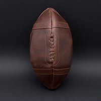 Mad Monkey Kulturtasche aus Echtleder"American Football"