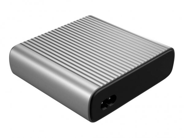 Hyper 245W GaN Desktop Charger - Interno - AC - Batteria - Nero - Argento