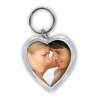 Zep 1x24 Photo Keychain 4x3.8 Kunststoff Heart 7360PD