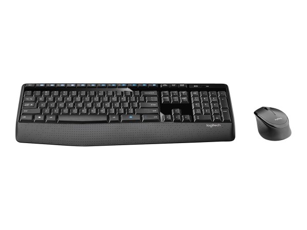 Logitech MK345 - Full-size (100%) - Wireless - RF Wireless - QWERTY - Nero - Mouse incluso