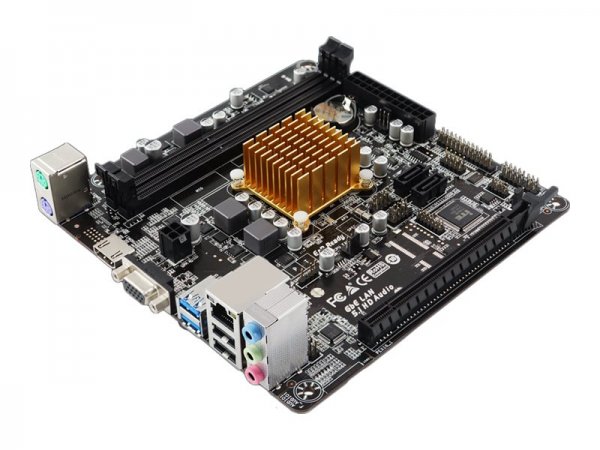 Biostar A68N-2100K - Motherboard - Mini-Itx - AMD E1 6010 - USB 3.2 Gen 1 - Scheda madre - Mini-ITX