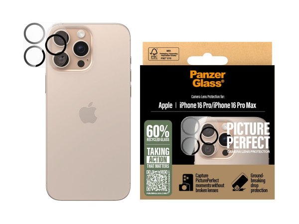 PanzerGlass PicturePerfect iPhone 16 Pro/16 Pro Max