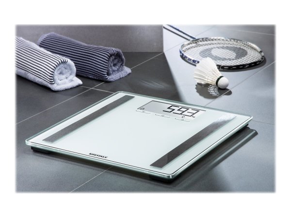 Soehnle Shape Sense Control 200 - Bilancia pesapersone elettronica - 180 kg - 100 g - Bianco - kg -