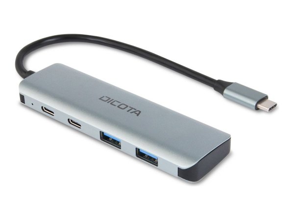 Dicota Hub - 10 Gbps 4-in-1 USB C Highspeed