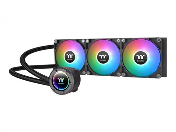 Thermaltake TH420 V2 ARGB - Raffreddatore di liquidi tutto in uno - 14 cm - 84,2 pdc/min - Nero