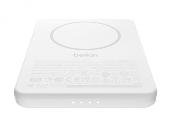 Belkin BoostCharge Slim 5k Magnetic 7.5w White - Cavo - Digitale/dati