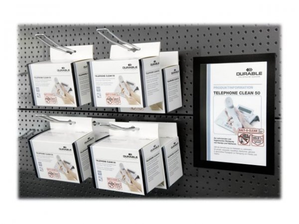 Durable Duraframe - A5 - Schwarz - 5 Stück e - Bürokleinmaterial