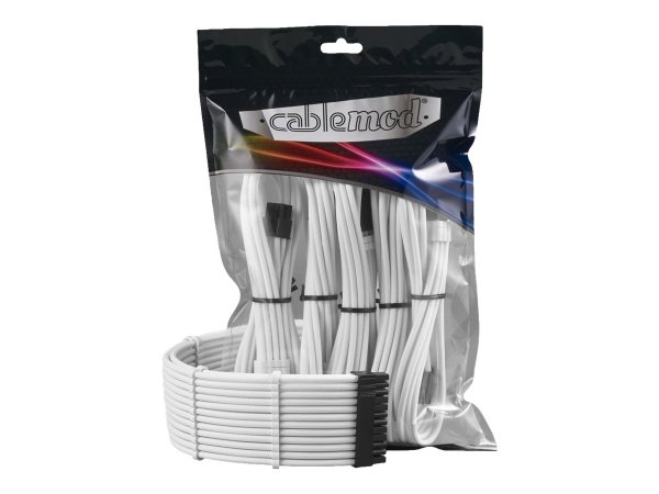 cablemod PRO ModMesh - ATX (24-pin) - ATX (24-pin) - Dritto - Dritto - Bianco - 250 mm