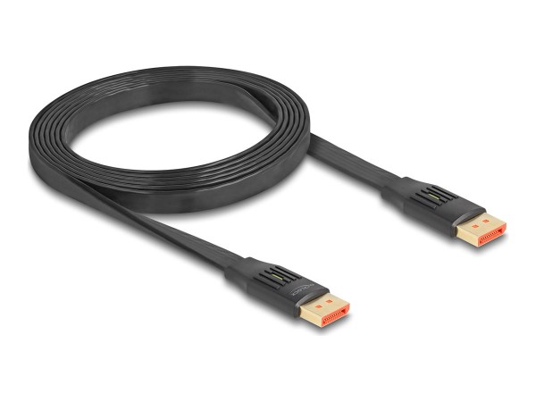 Delock DisplayPort Flachbandkabel 8K 60 Hz - Cavo - Digitale/display/video