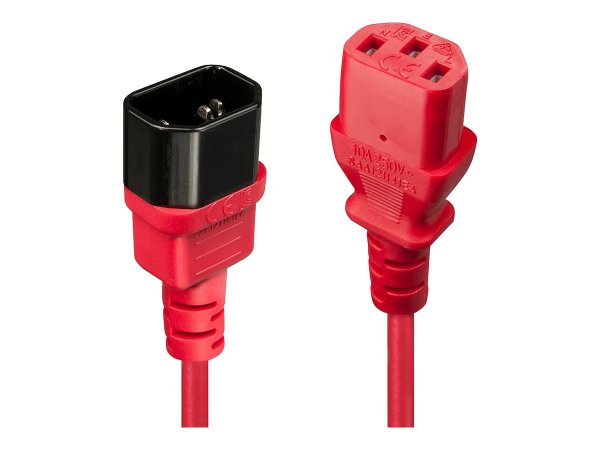 Lindy 30478 - 2 m - Accoppiatore C14 - Accoppiatore C13