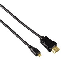 Hama HDMI 0.5m - 0,5 m - HDMI tipo A (Standard) - HDMI tipo D (Micro) - 10,2 Gbit/s - Nero
