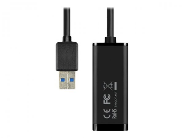 AXAGON ADE-SR - Cablato - USB - Ethernet - 1000 Mbit/s - Nero