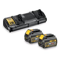 DEWALT DCB132T2-QW - Set batteria e caricabatterie - Ioni di Litio - 4 Ah - 18 V - DeWalt - Nero - G