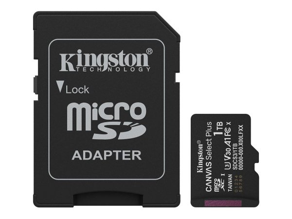 Kingston Canvas Select Plus microSDXC/s - Extended Capacity SD (MicroSDHC)