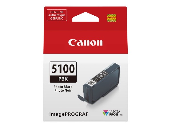 Canon Pfi-5100 Pbk - - Photo schwarz - Originale - Cartuccia di inchiostro