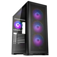 Kolink Unity Meshbay ARGB Midi-Tower Tempered Glass - schwarz - Midi/minitower - ATX