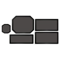 DEMCiflex DF0507 - Dust filter - Black - Cooler Master 690 III - 5 pc(s)