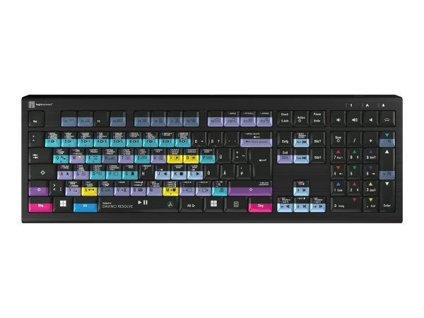 Logickeyboard ASTRA 2 - Full-size (100%) - Cablato - USB - Tasto con meccanismo a forbici - QWERTZ -