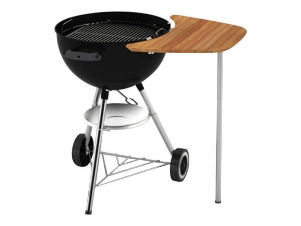 Weber 17638 - Tavolino di servizio - Argento - Legno - Bamboo - Metallo