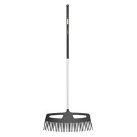 Fiskars Xact - Rastrello per foglie - Nero - Acciaio inox - Alluminio - Nero - Acciaio inox - 1 pz -