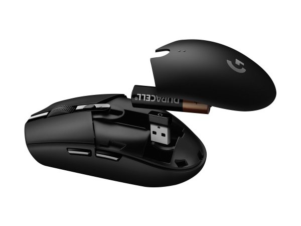 Logitech G305 - Maus - optisch - 6 Tasten - kabellos - LIGHTSPEED - kabelloser Empfänger (USB)