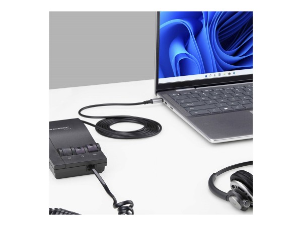 StarTech.com Usb-C to RJ9 Adapter for Handset Headset - Adattatore - Digitale/dati