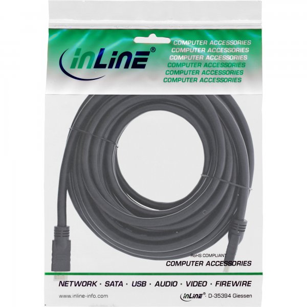InLine cavo HDMI HiD - HDMI-HS con Eth. - Premium - 4K2K - ST / ST - oro - 15m