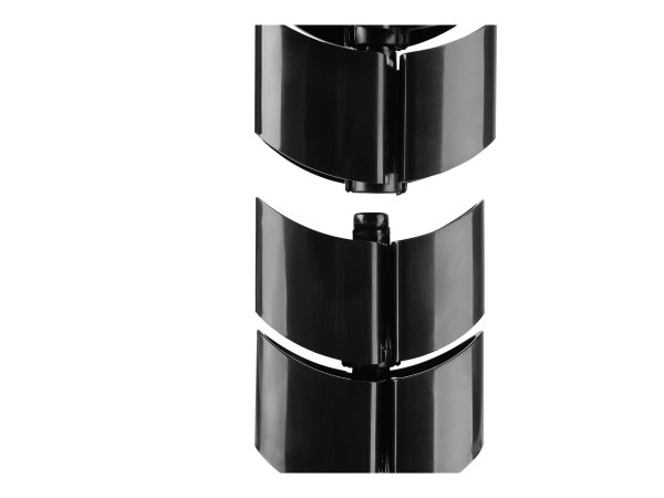InLine Canalina flessibile - verticale per tavoli - 2 camere - 0,80m nero