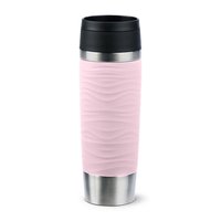 EMSA Isolierbecher TRAVEL MUG Wave 0.5 l. pastellrosa hochwertiger