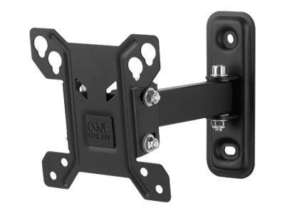 One for All WM 2141 - 33 cm (13") - 68,6 cm (27") - 75 x 75 mm - 100 x 100 mm - 0 - 15° - Nero