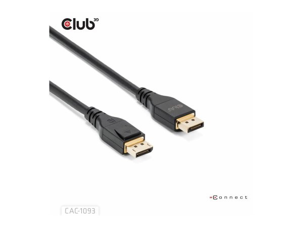 Club 3D DisplayPort 2.1 Dp54 Vesa zertifiziertes Kabel 8K120Hz - Cavo - Digitale/display/video