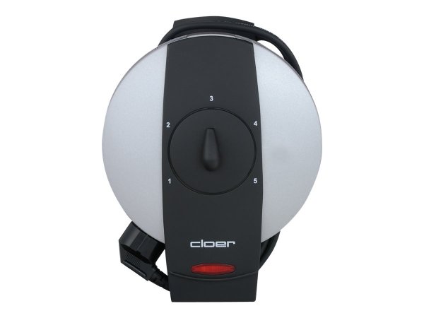 Cloer 1629 - 5 waffle - Cuore (forma) - Nero - Metallico - 16,5 cm - 0,9 m - 930 W