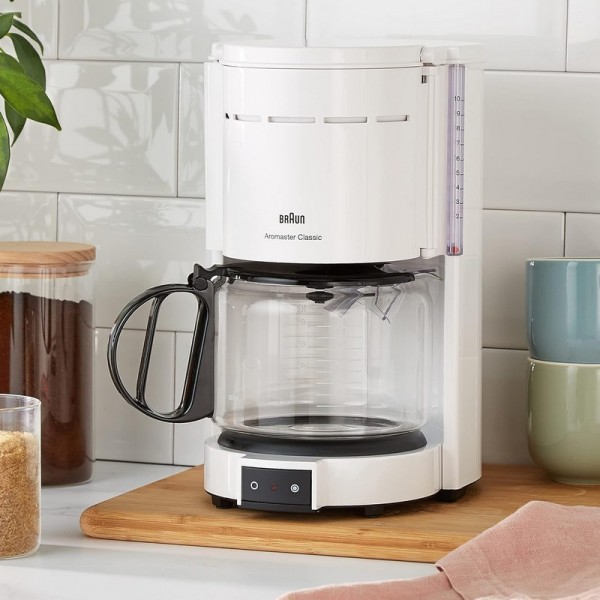 Braun KF 47/1 WH - Macchina da caffè con filtro - Caffè macinato - 1000 W - Bianco