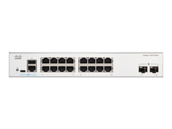 Cisco Catalyst 1200 GE 2x1G SFP - Switch - Interruttore - 1 Gbps