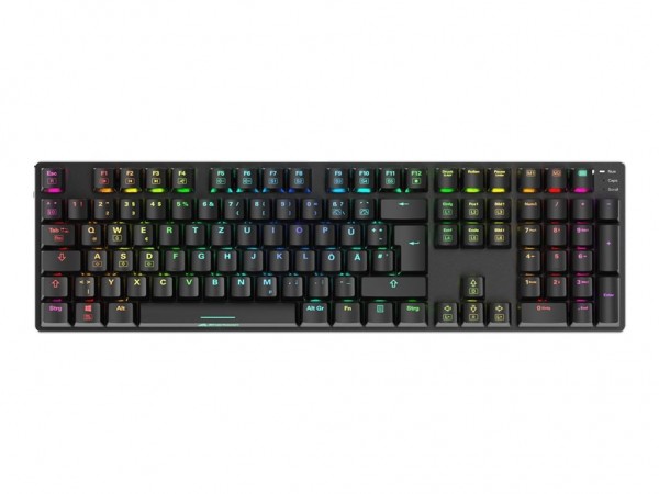 Sharkoon Gaming Tastatur Skiller Sgk36W schwarz DE - Tastiera - QWERTZ