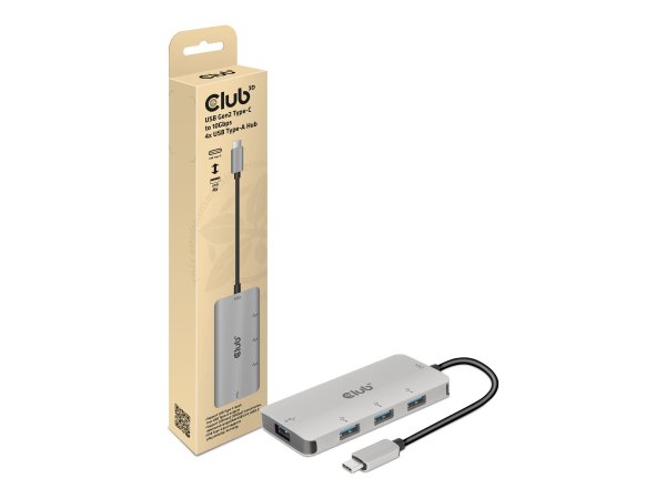 Club 3D CSV-1547 - USB 3.2 Gen 2 (3.1 Gen 2) Type-C - USB 3.2 Gen 2 (3.1 Gen 2) Type-A - 10000 Mbit/